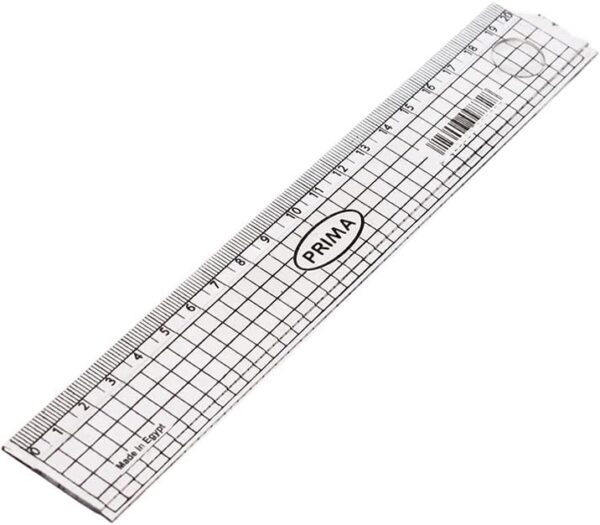 Transparent Ruler 20 cm Prima