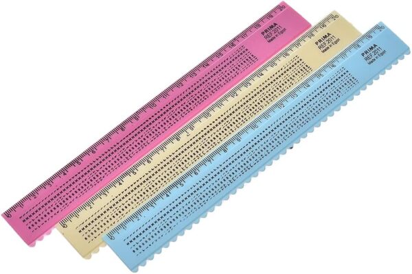 Colored Ruler 20 cm