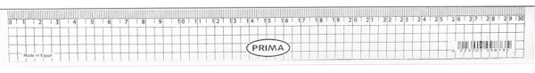 Transparent Ruler 30 cm Prima