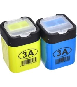 Pencil Sharpener 3A- 1 Piece - Assorted Colors
