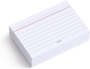 Index Card Small Size - 3" X 5"