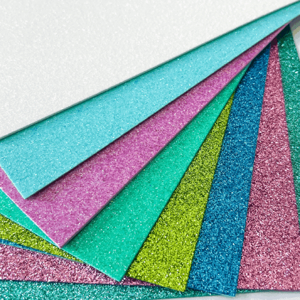 Glittered Foam Paper Pack - Size A4