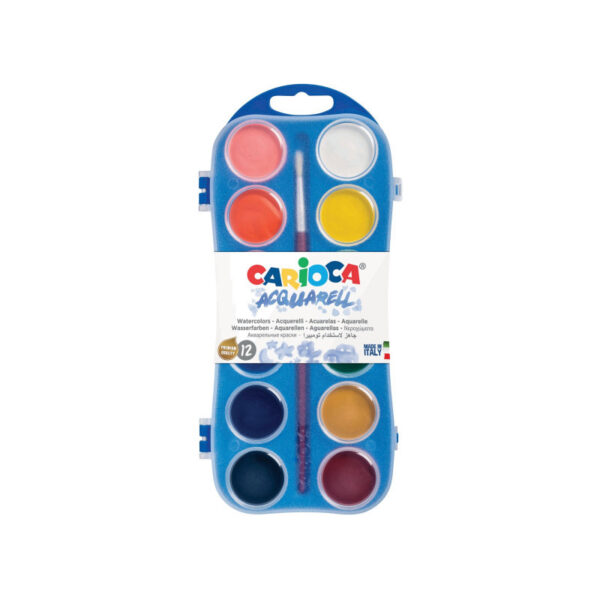 Water Colors Pallett - Carioca - 12 Colors