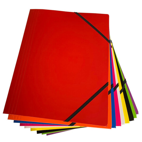 Paper Elastic Folder - Assorted Colors