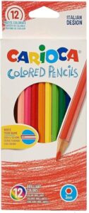 Wooden Color Pencils - 12 Colors - Carioca