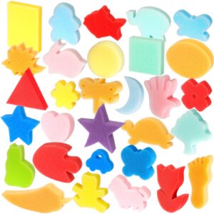 Sponge Painting Brush - Assorted Shapes