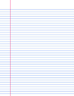 Pack of Lined A4 Papers
